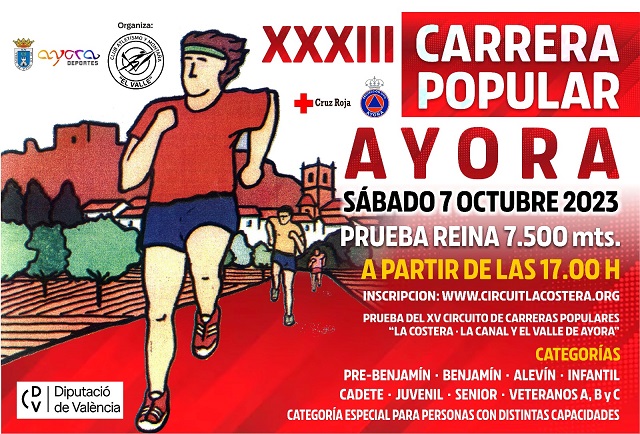 Información de carrera CARRERA PEDESTRE VILLA DE AYORA