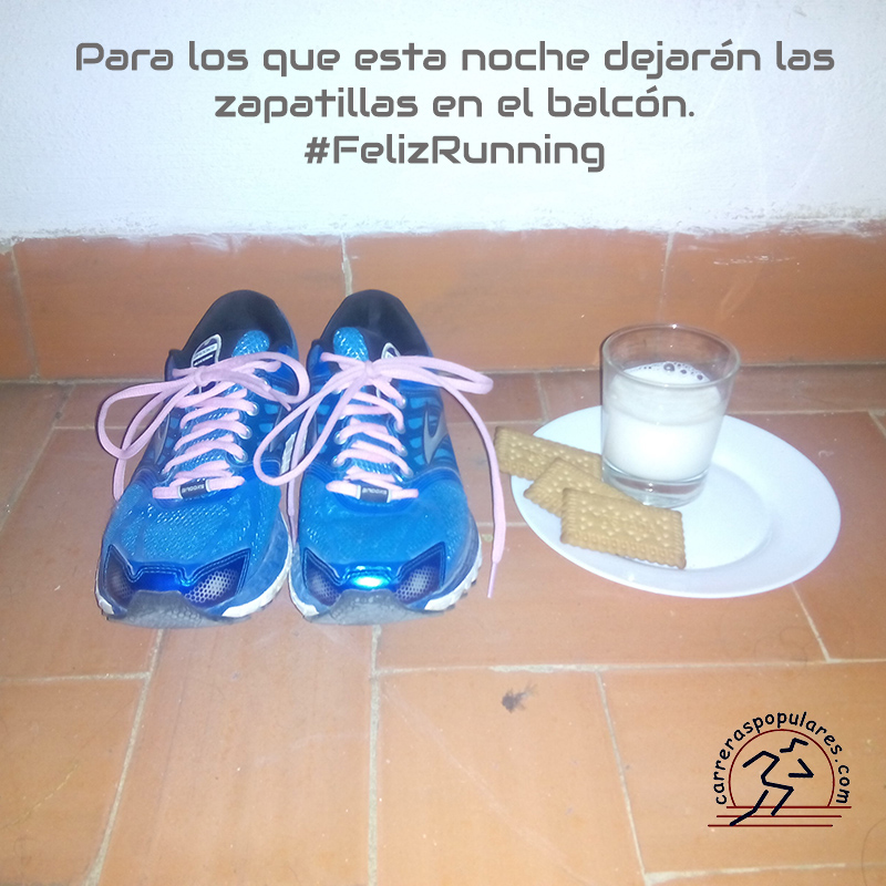 Para los que esta noche dejarán las zapatillas en el balcón. #FelizRunning