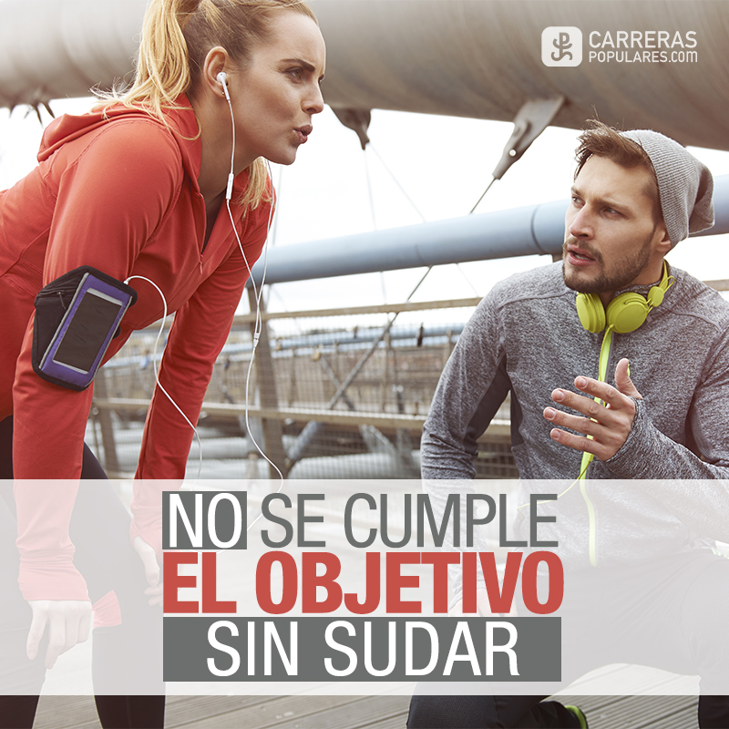 No se cumple el objetivo sin sudar