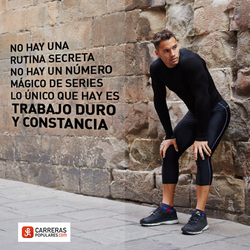 No hay una rutina secreta, no hay un número mágico de series, lo único que hay es trabajo duro y constancia.