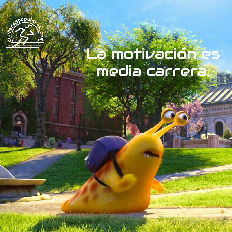 La motivación es media carrera.