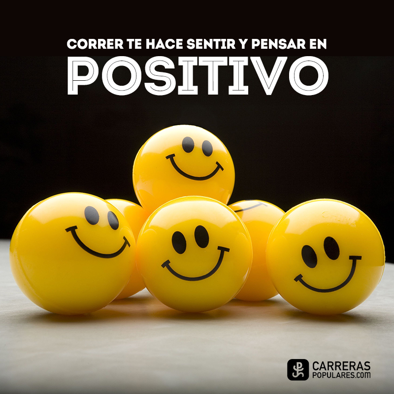 Correr te hace sentir y pensar en positivo