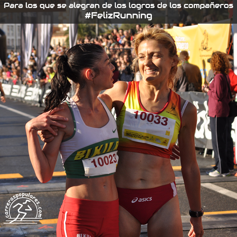 Para los que se alegran de los logros de los compañeros #FelizRunning