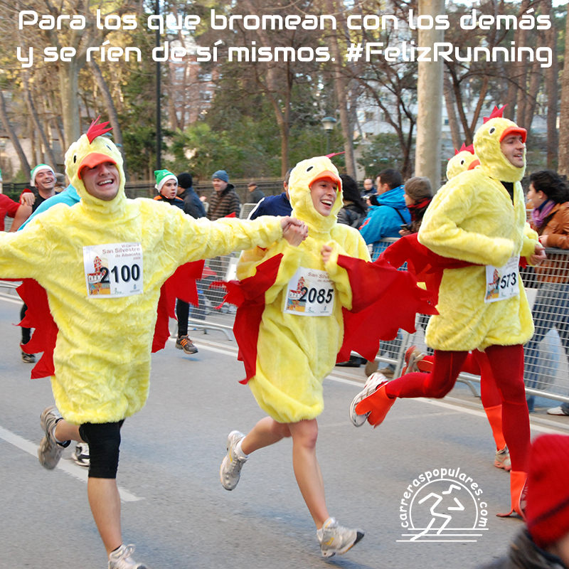 Para los que bromean con los demás y se ríen de sí mismos.#FelizRunning