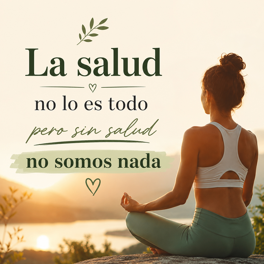 La salud no lo es todo pero sin salud no somos nada