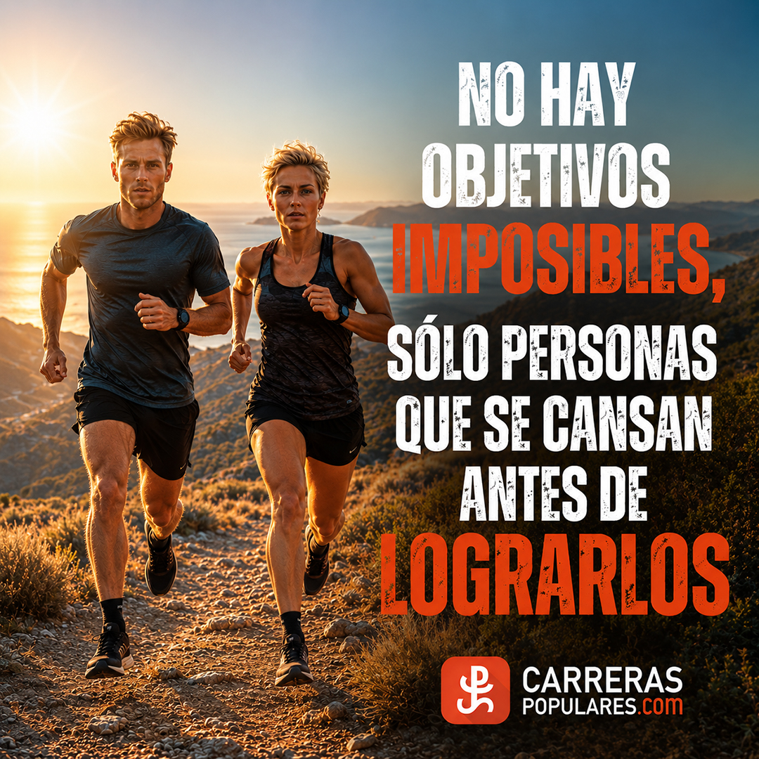No hay objetivos IMPOSIBLES, sólo personas que se cansan antes de LOGRARLOS