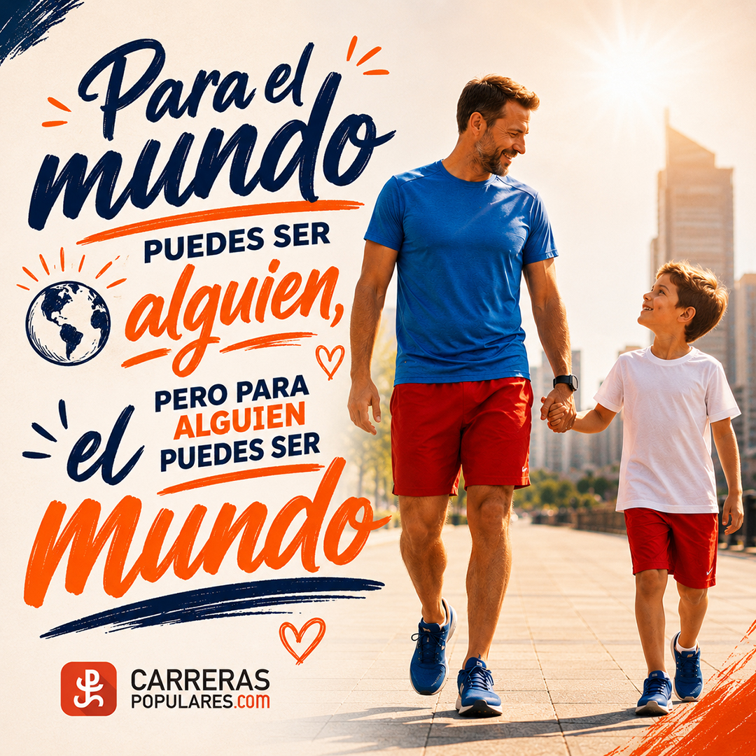 Para el mundo puedes ser alguien, pero para alguien puedes ser el mundo
