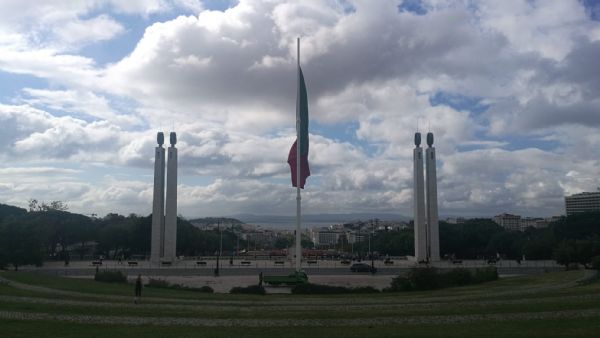 Panorámica del Parque Eduardo VII, en Lisboa