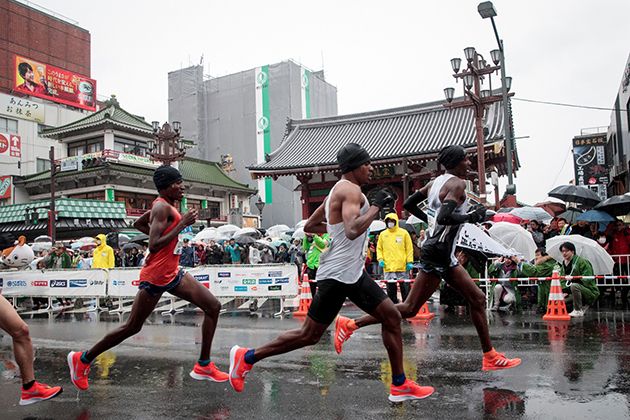 La maratón de Tokio es la prueba atlética anual más reconocida en su ciudad homónima